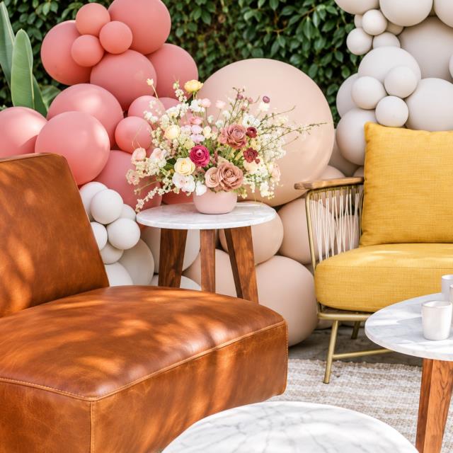 Where to find PIPER END TABLE, WHITE MARBLE WOOD in Orange County