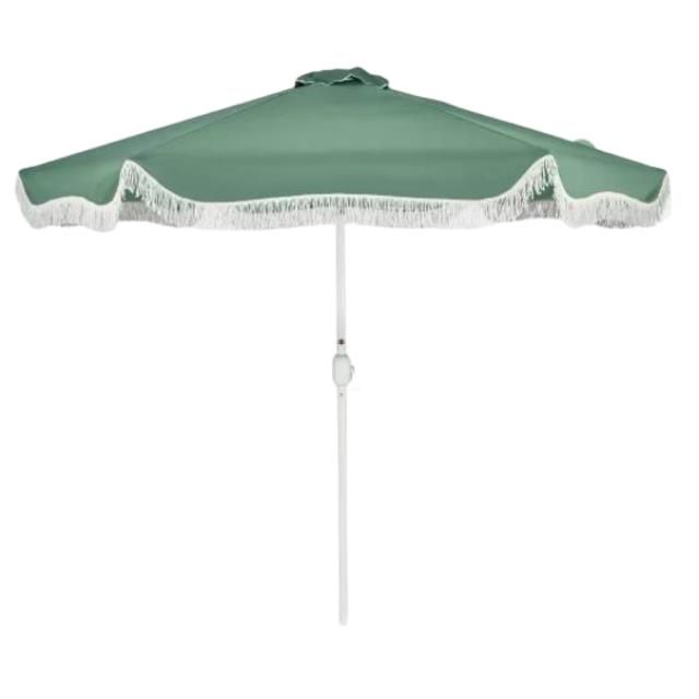 Rental store for 9  FRINGE UMBRELLA, SEA GREEN in Orange County CA