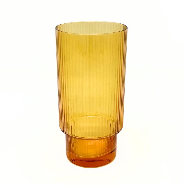 Rental store for CAMBRIA RIBBED WATER GLASS, SUNSET in Orange County CA
