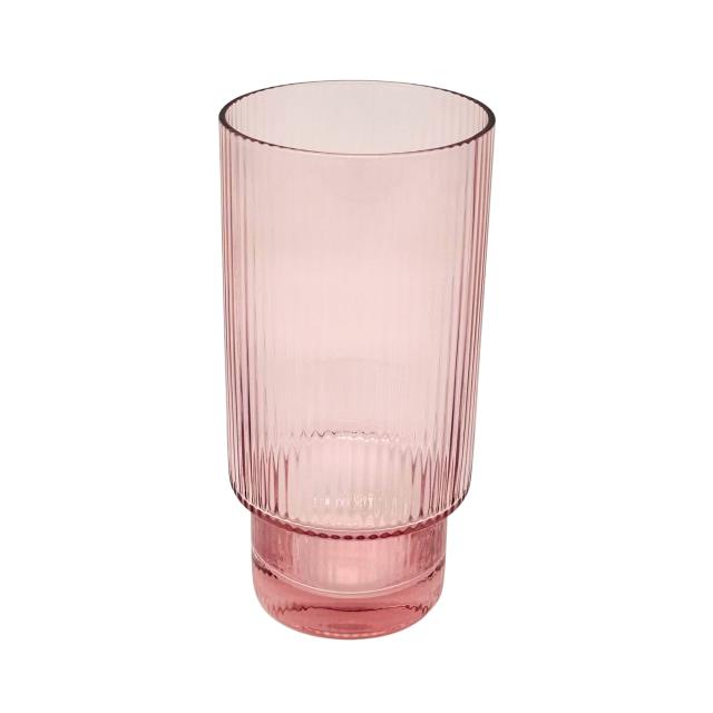 Rental store for CAMBRIA RIBBED WATER GLASS, PINK SAND in Orange County CA