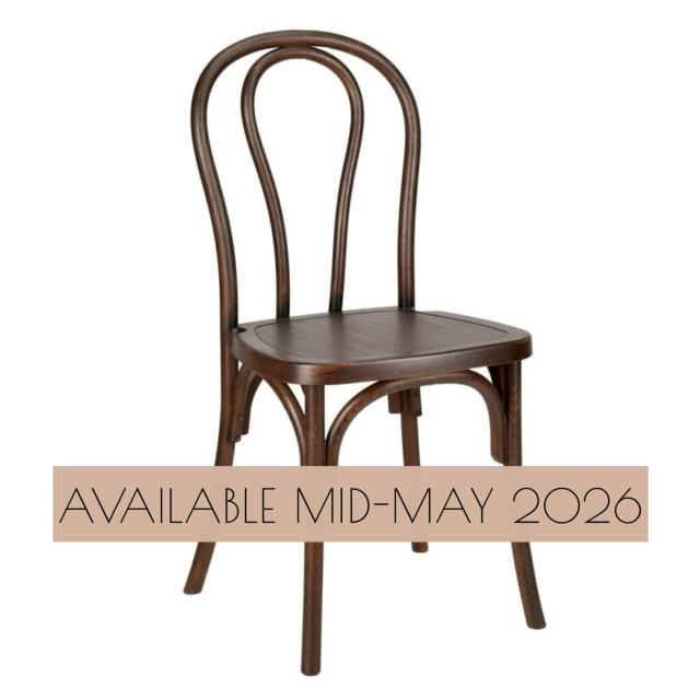 Rental store for RESIN BENTWOOD CHAIR, ESPRESSO in Orange County CA