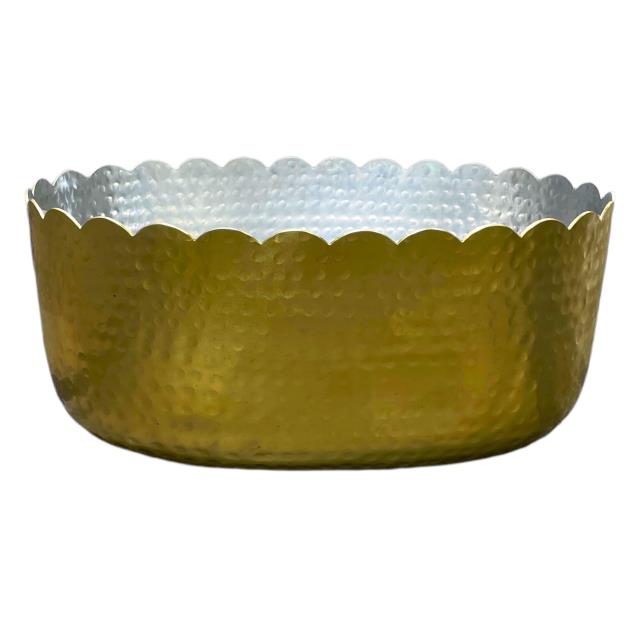 Rental store for GOLD SCALLOPED BEVERAGE TUB in Orange County CA