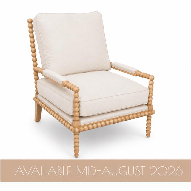 Rental store for GENEVIEVE ARM CHAIR, NATURAL in Orange County CA
